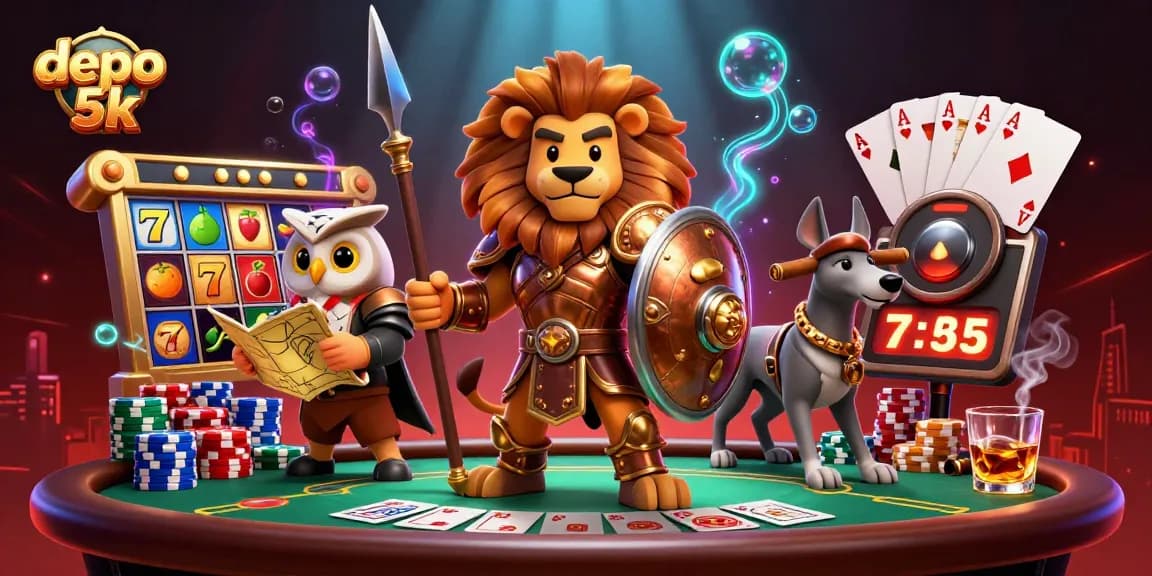 Menangkan permainan slot gacor di depo 5k dengan deposit rendah dan peluang tinggi.
