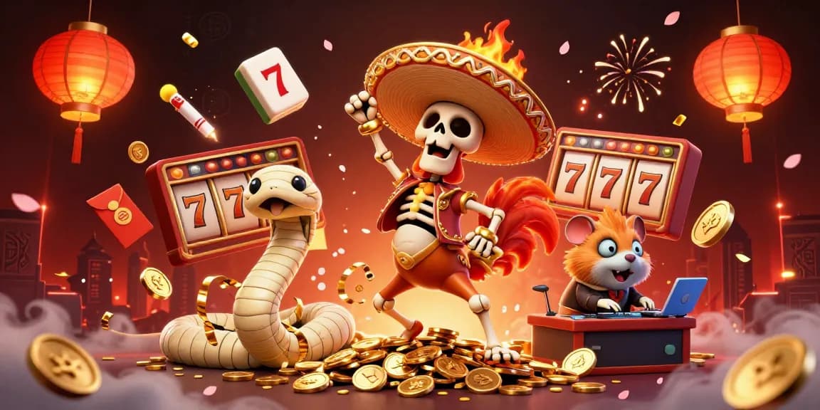 Engage in exhilarating gameplay with quyetchientienthuong's vibrant casino scene featuring lucky 7s and golden coins.