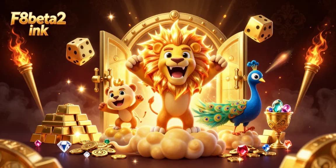 Spin the reels with F8beta2 ink in a vibrant casino universe filled with treasures and excitement.