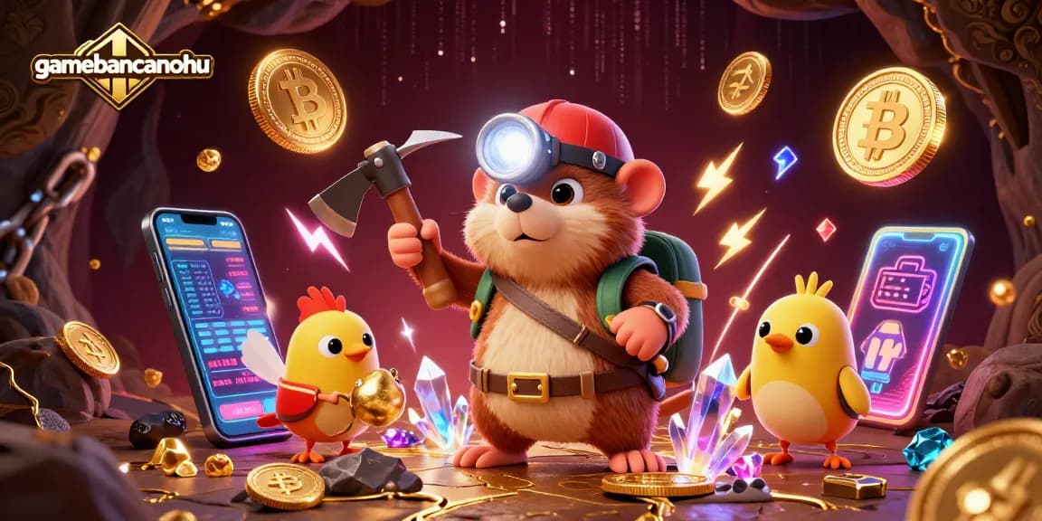 Engage with gamebancanohu’s thrilling casino adventures featuring a treasure hunter and crypto elements.