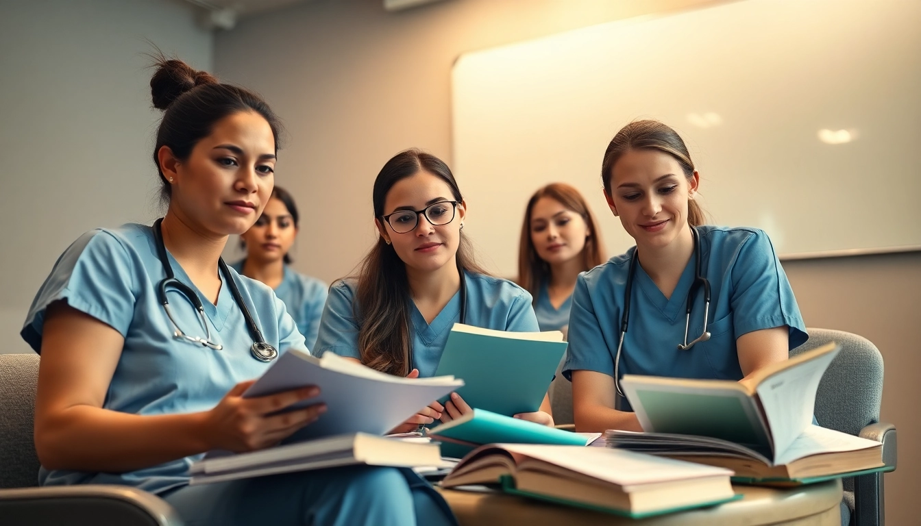 Focused students engage in learning at the Houston Trusted Nclex review center, showcasing their dedication.