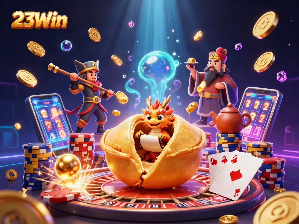 Experience excitement at 23Win with vibrant gaming elements and dynamic casino action.