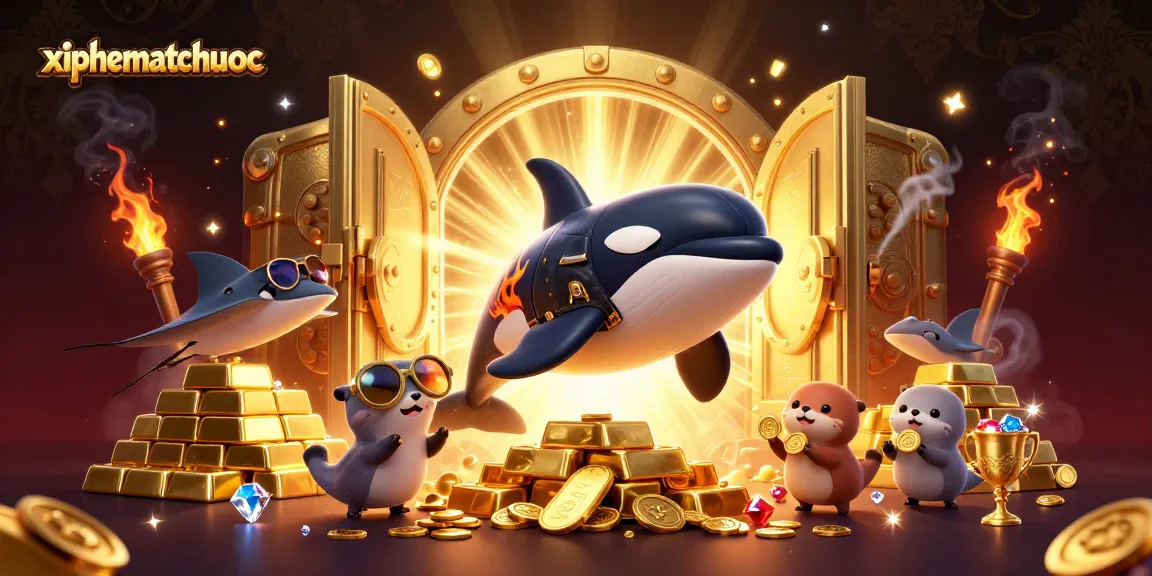Experience thrilling matchuoc gameplay with dynamic scenes of orca, stingray, and otters for xiphematchuoc.