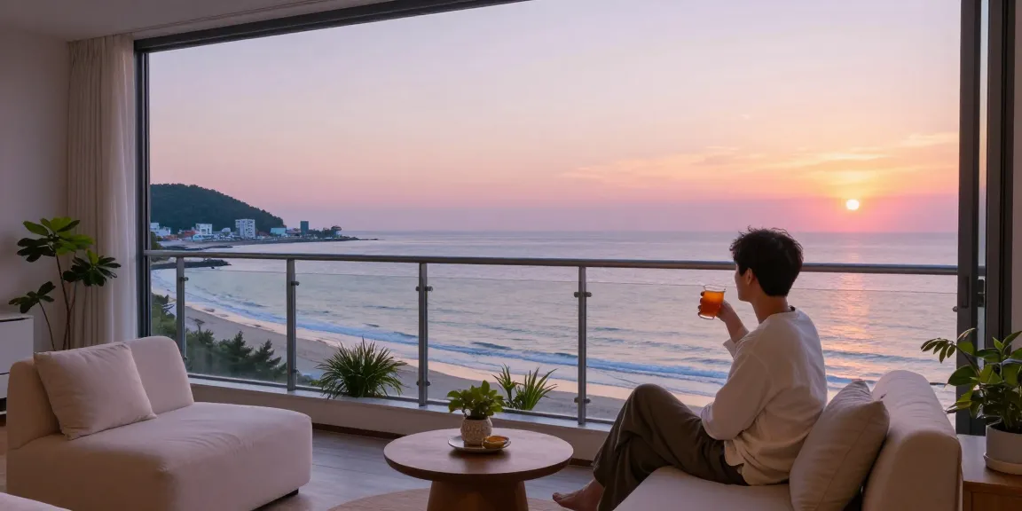 Experience the serene ambiance of 여수op with ocean views, relaxation, and coastal tranquility.