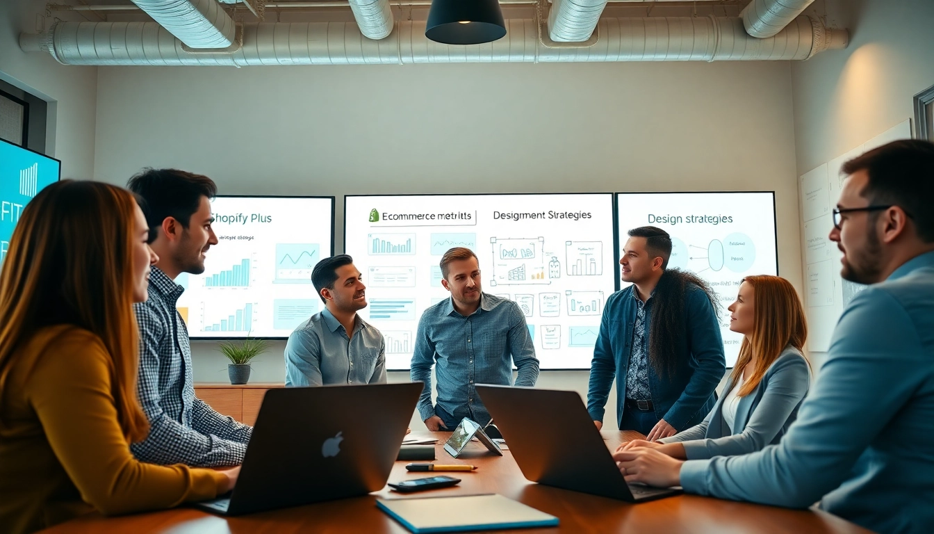 Engaging team session at a Shopify Plus agency focused on e-commerce solutions.