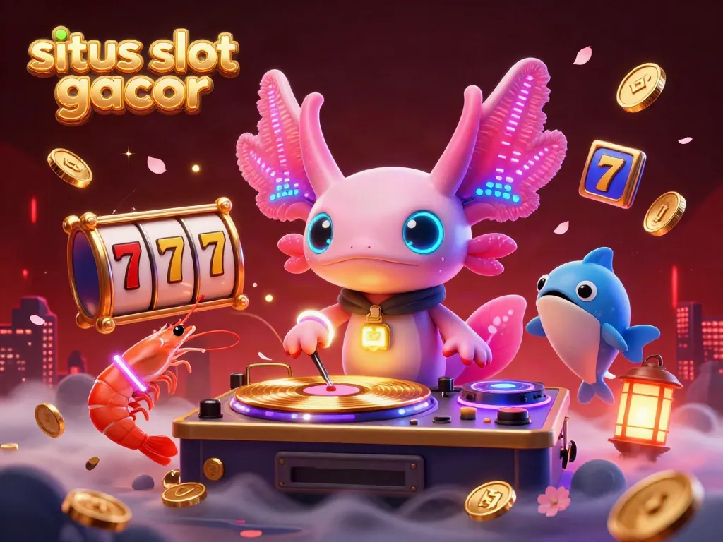 Situs slot gacor: Merayakan keberuntungan dengan DJ axolotl neon di dunia slot jackpot