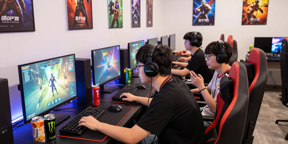 Experience the excitement of CIKA4D gaming services in a vibrant lounge with friends.