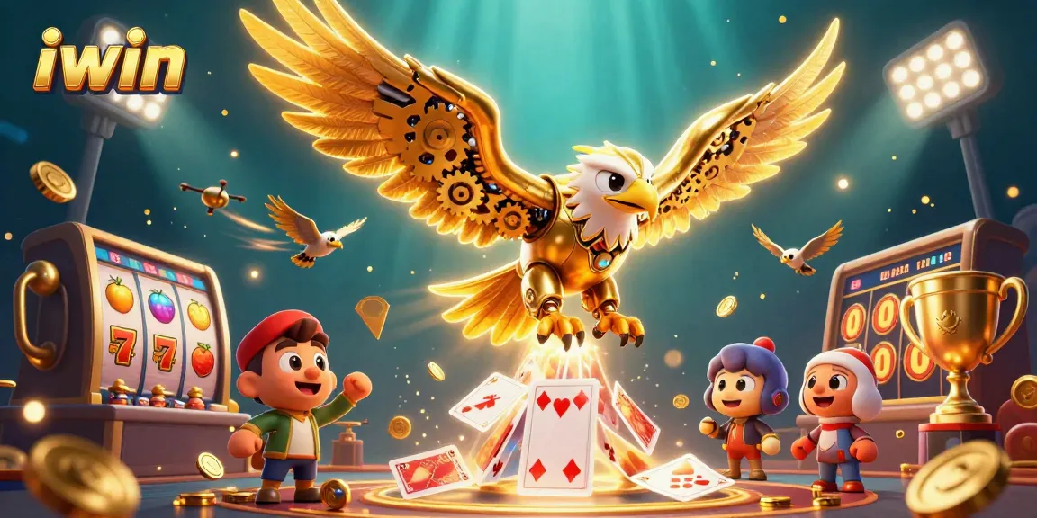 iwin showcases an exciting 3D casino scene with dynamic slot elements and captivating characters.
